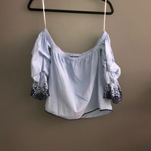 Off the shoulder Zara top